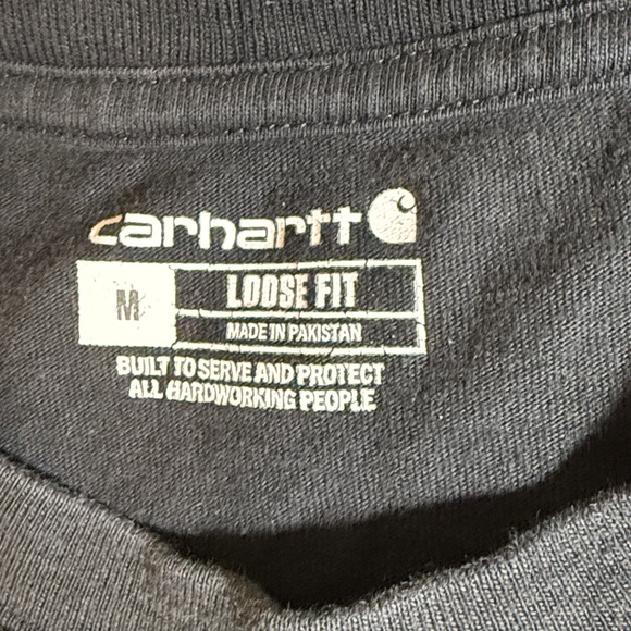 Carhartt Men's Dark Gray Short Sleeve Tee - Picture 3 of 6